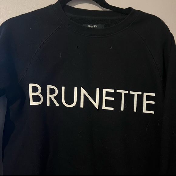 Brunette the label “BRUNETTE” crew neck - Picture 3 of 3